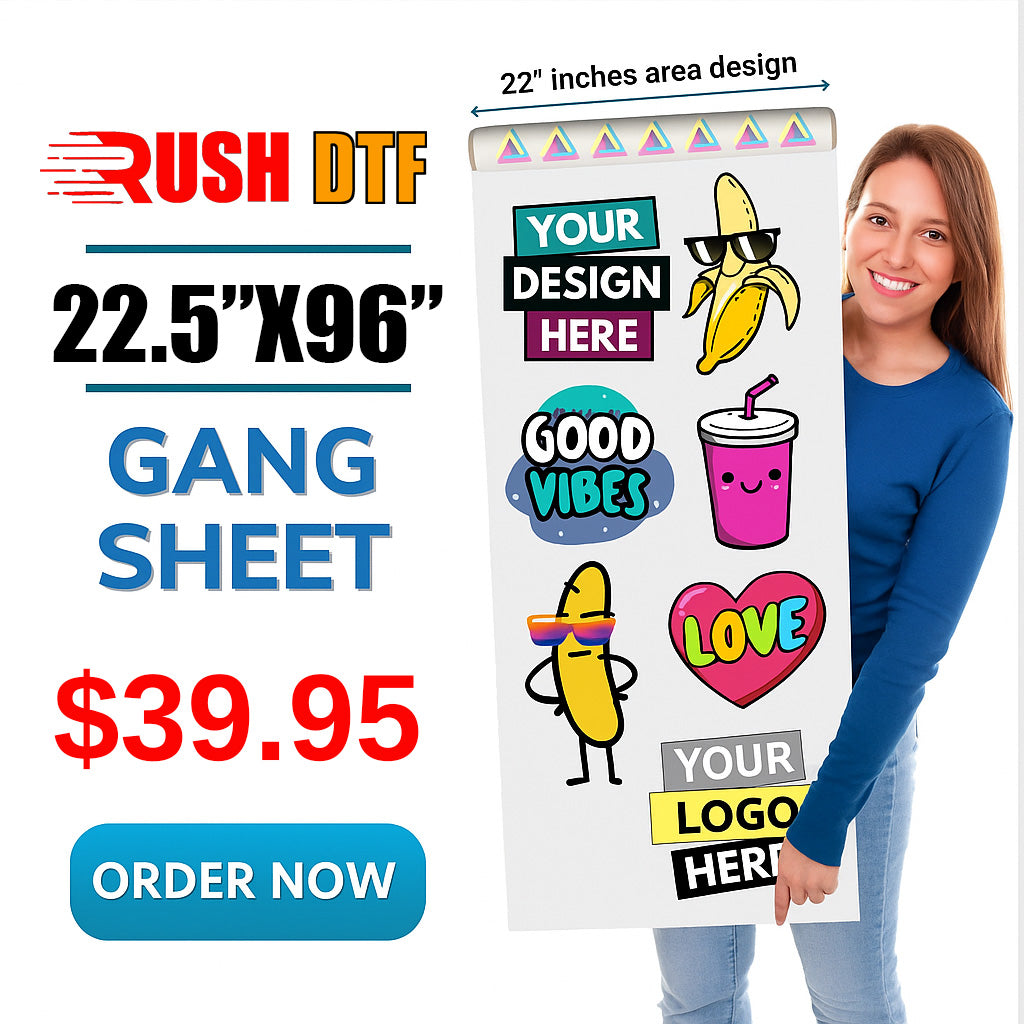 DTF Gang Sheet Builder for Custom High-Quality Printing 1-to-2-day turnaround