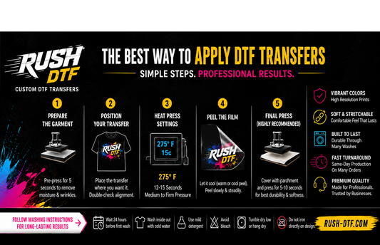 How to Apply DTF Transfers Like a Pro