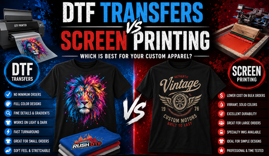 DTF Transfers VS Screen printing