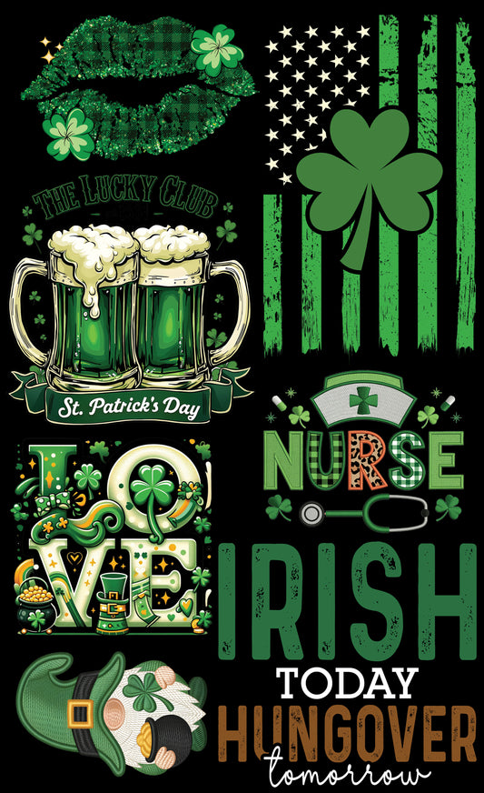 Ready St. Patrick’s Day DTF Transfer